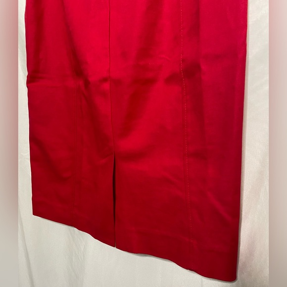 Darjoni Red Pencil Skirt - Picture 5 of 5